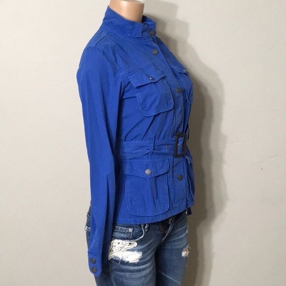 Tommy Hilfiger Women's Belted Cotton Field Jacket - Picture 4 of 8